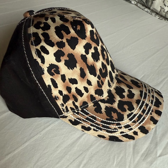 Sunshine & Rodeos Leopard Print Baseball Cap - Picture 2 of 7